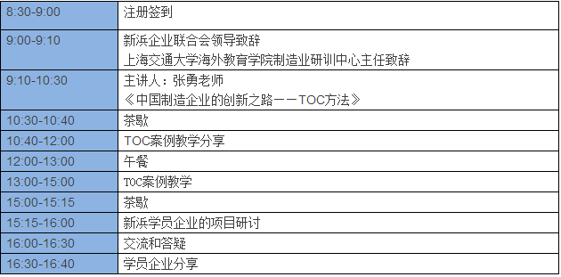 12月5日：《新浜企业瓶颈突破战略研讨会》——暨新浜企业联合会
					